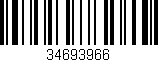 Código de barras (EAN, GTIN, SKU, ISBN): '34693966'