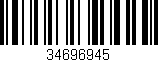 Código de barras (EAN, GTIN, SKU, ISBN): '34696945'