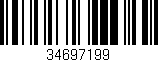 Código de barras (EAN, GTIN, SKU, ISBN): '34697199'