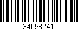 Código de barras (EAN, GTIN, SKU, ISBN): '34698241'