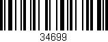 Código de barras (EAN, GTIN, SKU, ISBN): '34699'