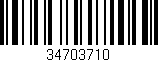 Código de barras (EAN, GTIN, SKU, ISBN): '34703710'