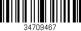 Código de barras (EAN, GTIN, SKU, ISBN): '34709467'