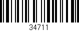 Código de barras (EAN, GTIN, SKU, ISBN): '34711'