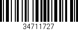 Código de barras (EAN, GTIN, SKU, ISBN): '34711727'