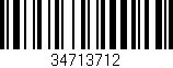 Código de barras (EAN, GTIN, SKU, ISBN): '34713712'