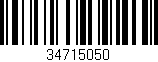 Código de barras (EAN, GTIN, SKU, ISBN): '34715050'