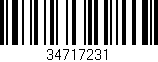 Código de barras (EAN, GTIN, SKU, ISBN): '34717231'