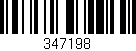 Código de barras (EAN, GTIN, SKU, ISBN): '347198'