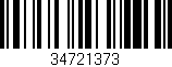 Código de barras (EAN, GTIN, SKU, ISBN): '34721373'