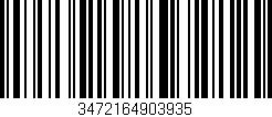 Código de barras (EAN, GTIN, SKU, ISBN): '3472164903935'