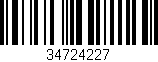 Código de barras (EAN, GTIN, SKU, ISBN): '34724227'