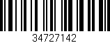 Código de barras (EAN, GTIN, SKU, ISBN): '34727142'