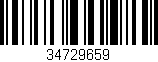 Código de barras (EAN, GTIN, SKU, ISBN): '34729659'