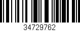 Código de barras (EAN, GTIN, SKU, ISBN): '34729762'