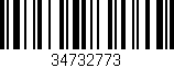 Código de barras (EAN, GTIN, SKU, ISBN): '34732773'