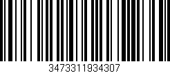Código de barras (EAN, GTIN, SKU, ISBN): '3473311934307'