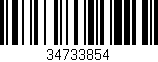 Código de barras (EAN, GTIN, SKU, ISBN): '34733854'