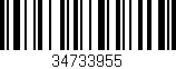 Código de barras (EAN, GTIN, SKU, ISBN): '34733955'