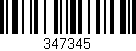 Código de barras (EAN, GTIN, SKU, ISBN): '347345'