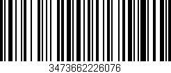 Código de barras (EAN, GTIN, SKU, ISBN): '3473662226076'