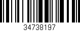 Código de barras (EAN, GTIN, SKU, ISBN): '34738197'