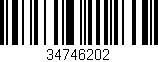 Código de barras (EAN, GTIN, SKU, ISBN): '34746202'