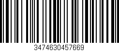 Código de barras (EAN, GTIN, SKU, ISBN): '3474630457669'