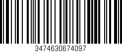 Código de barras (EAN, GTIN, SKU, ISBN): '3474630674097'