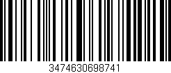 Código de barras (EAN, GTIN, SKU, ISBN): '3474630698741'