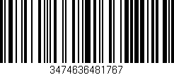 Código de barras (EAN, GTIN, SKU, ISBN): '3474636481767'