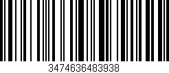 Código de barras (EAN, GTIN, SKU, ISBN): '3474636483938'