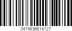 Código de barras (EAN, GTIN, SKU, ISBN): '3474636614127'