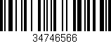 Código de barras (EAN, GTIN, SKU, ISBN): '34746566'