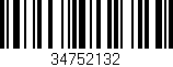 Código de barras (EAN, GTIN, SKU, ISBN): '34752132'