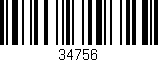 Código de barras (EAN, GTIN, SKU, ISBN): '34756'