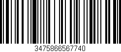 Código de barras (EAN, GTIN, SKU, ISBN): '3475866567740'