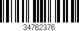 Código de barras (EAN, GTIN, SKU, ISBN): '34762376'