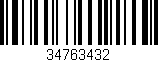 Código de barras (EAN, GTIN, SKU, ISBN): '34763432'