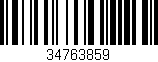 Código de barras (EAN, GTIN, SKU, ISBN): '34763859'