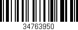 Código de barras (EAN, GTIN, SKU, ISBN): '34763950'