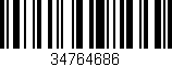 Código de barras (EAN, GTIN, SKU, ISBN): '34764686'