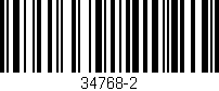 Código de barras (EAN, GTIN, SKU, ISBN): '34768-2'