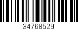 Código de barras (EAN, GTIN, SKU, ISBN): '34768529'
