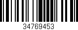 Código de barras (EAN, GTIN, SKU, ISBN): '34769453'