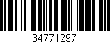 Código de barras (EAN, GTIN, SKU, ISBN): '34771297'