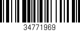 Código de barras (EAN, GTIN, SKU, ISBN): '34771969'