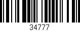 Código de barras (EAN, GTIN, SKU, ISBN): '34777'