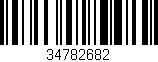 Código de barras (EAN, GTIN, SKU, ISBN): '34782682'