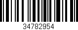 Código de barras (EAN, GTIN, SKU, ISBN): '34782954'